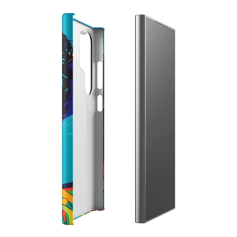 Electric Visage: A Portrait of Vibrance
