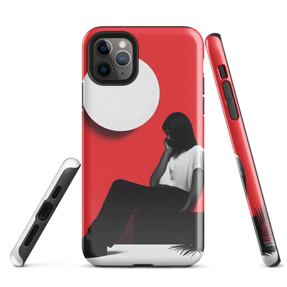 Contemplation in Red | Phone Case |  11 Pro Max | Tough Case | Glossy