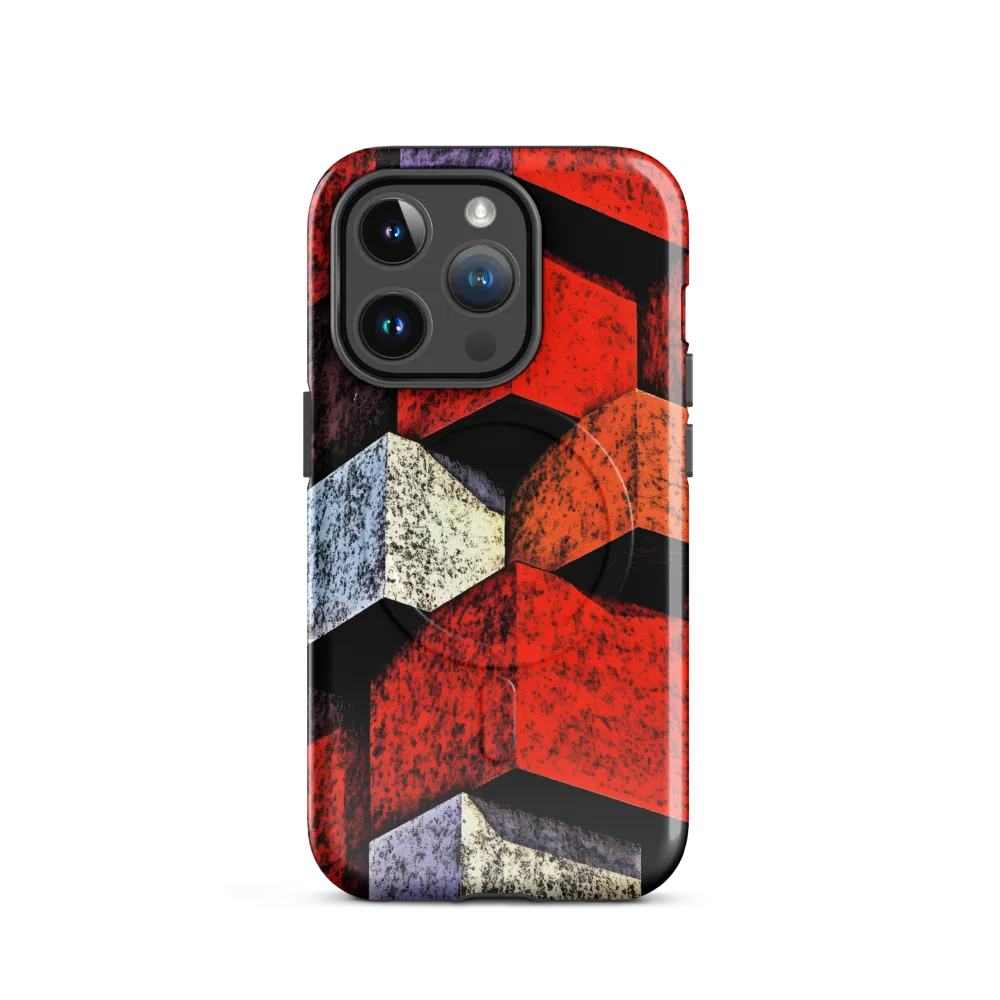Dynamic Structures in Color | Phone Case |  14 Pro | MagSafe® Tough Case | Glossy