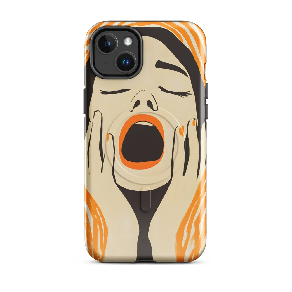 Echoes of Despair | Phone Case |  14 Plus | MagSafe® Tough Case | Glossy