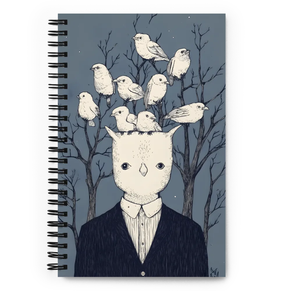 Whispers of the Avian Mind | Spiral Notebook