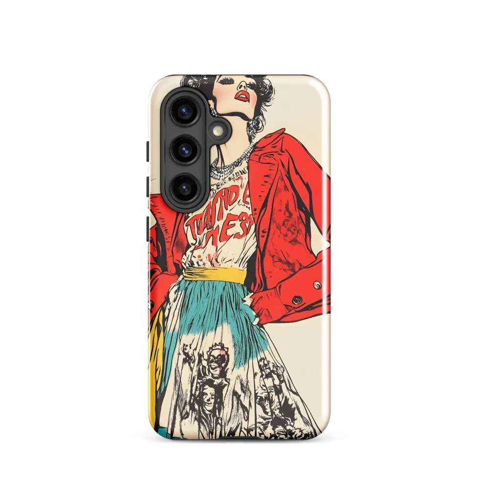 Vibrant Elegance: A Pop Art Fashion Statement