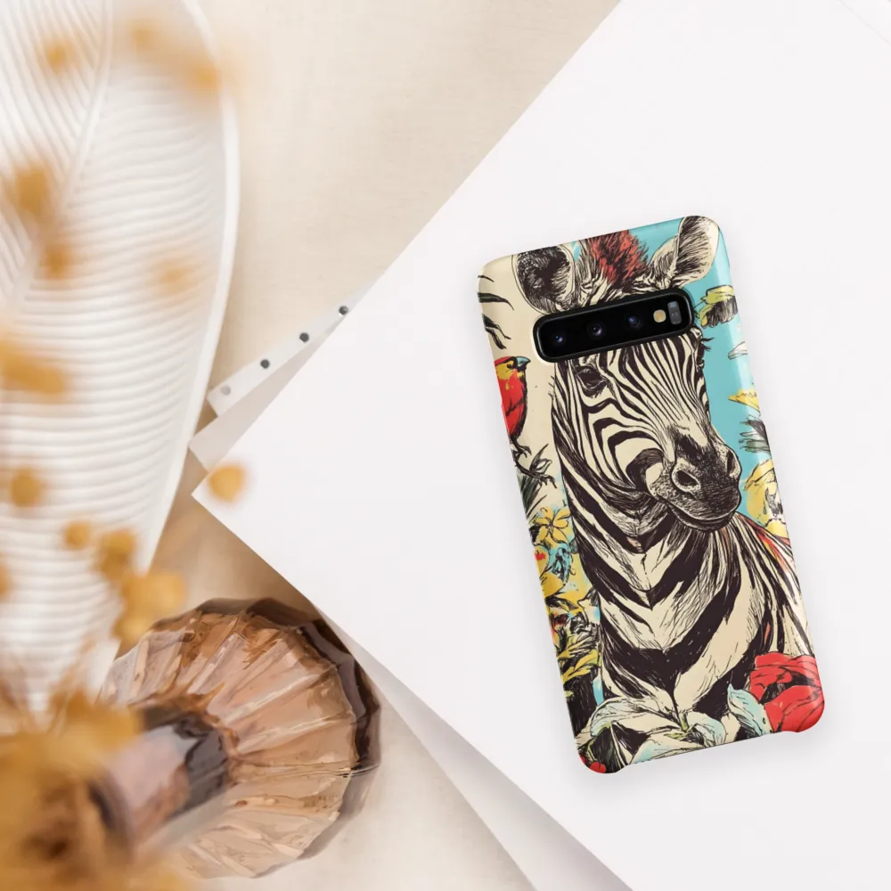 Zebra in Tropical Reverie