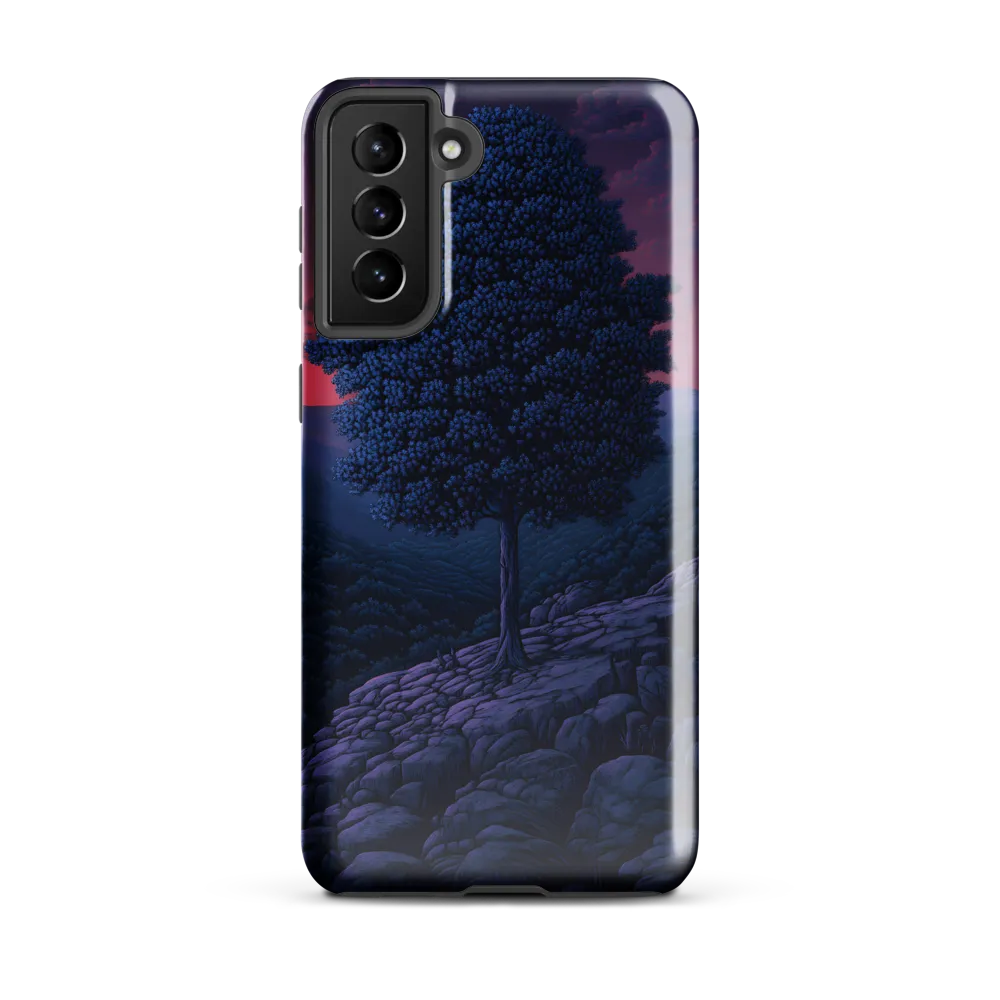 Solitary Sentinel: A Tree at Dusk