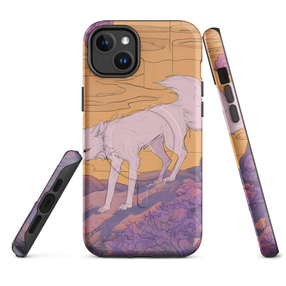 Whispers of the Violet Dawn | Phone Case |  14 Plus | MagSafe® Tough Case | Matte