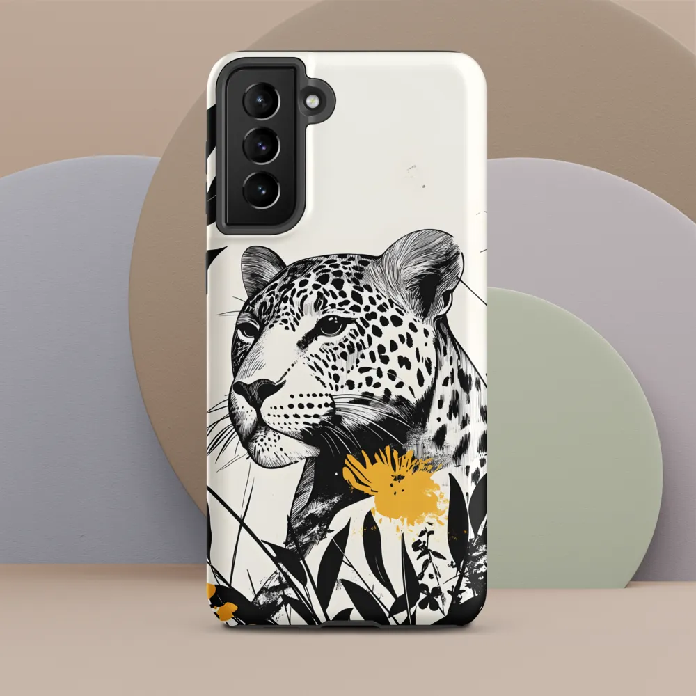 Majestic Leopard Amongst Flora