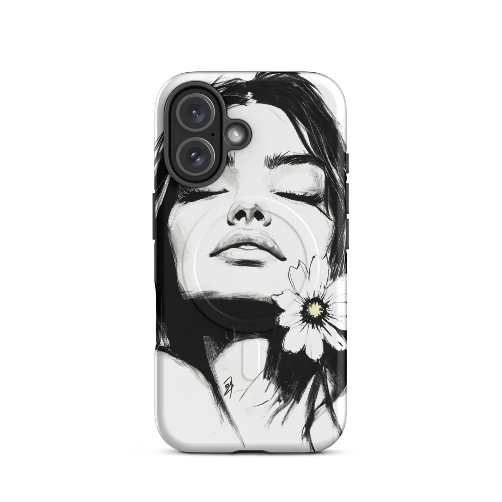Serenity in Ink | Phone Case |  16 | MagSafe® Tough Case | Matte