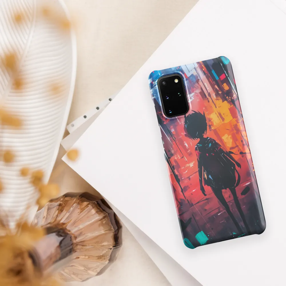 Silhouette in the Urban Abyss | Phone Case |  S20 Plus | Snap Case | Matte