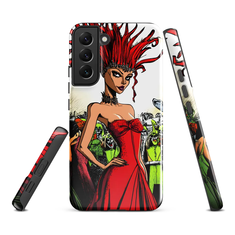 Fiery Elegance: A Fashion Statement