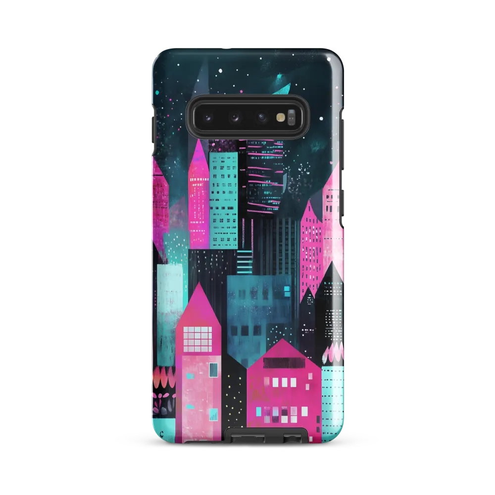 Electric Metropolis | Phone Case |  S10 Plus | Tough Case | Glossy