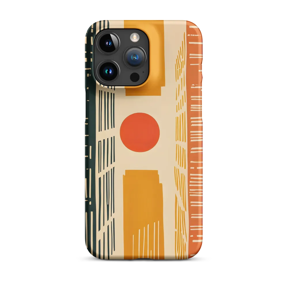 Urban Harmony: A Geometric Sunrise
