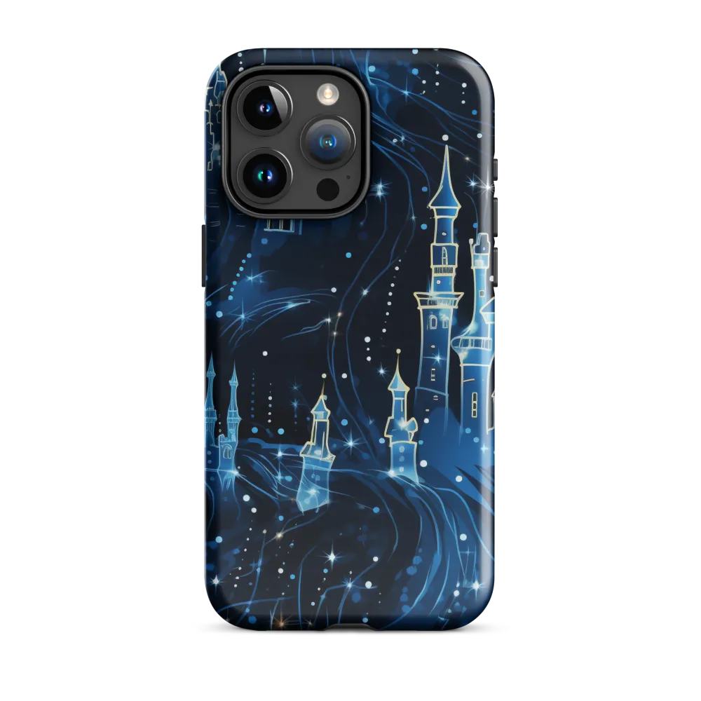 Dreamy Castles in a Starry Sky | Phone Case |  15 Pro Max | Tough Case | Glossy