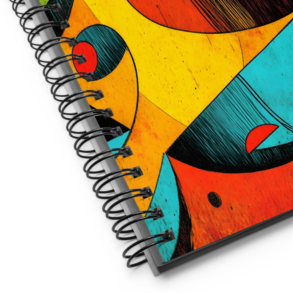 Rhythms of Color and Form | Spiral Notebook