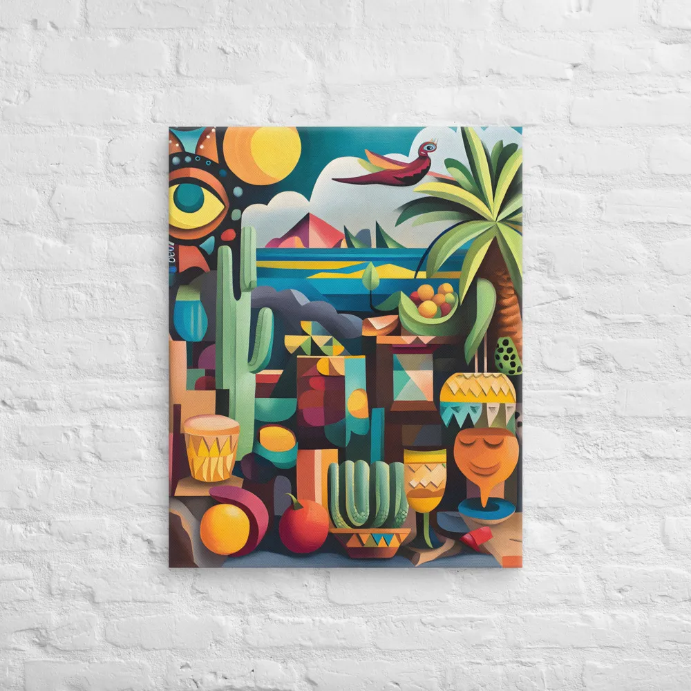 Whimsical Oasis | Canvas | 24″×30″