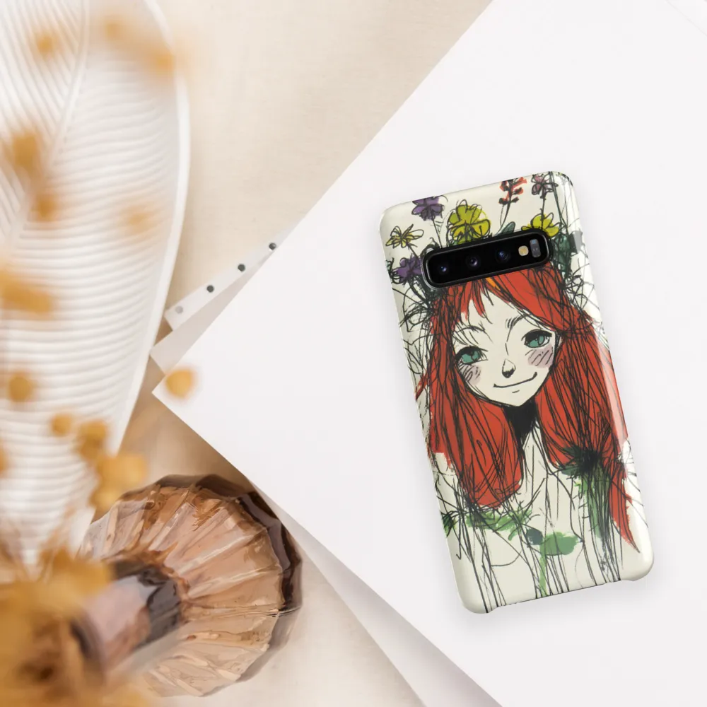 Whimsical Floral Portrait