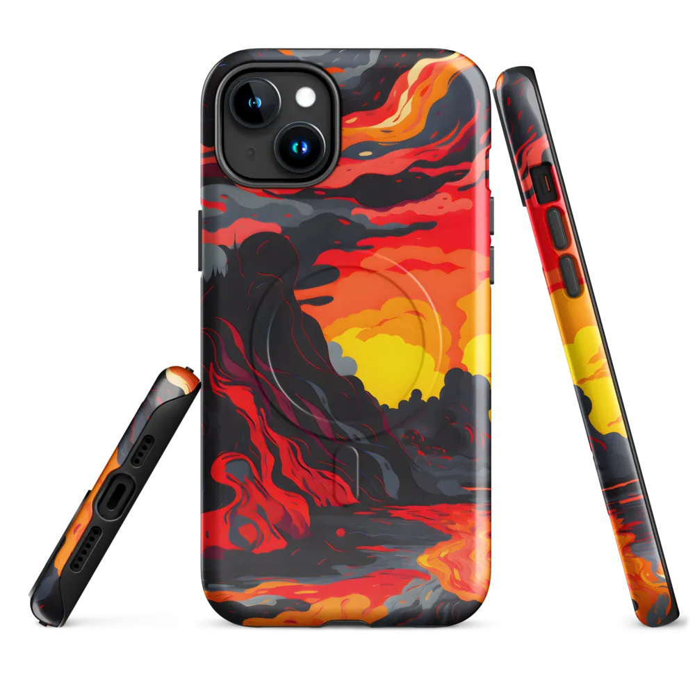 Eruption of Colors | Phone Case |  15 Plus | MagSafe® Tough Case | Glossy