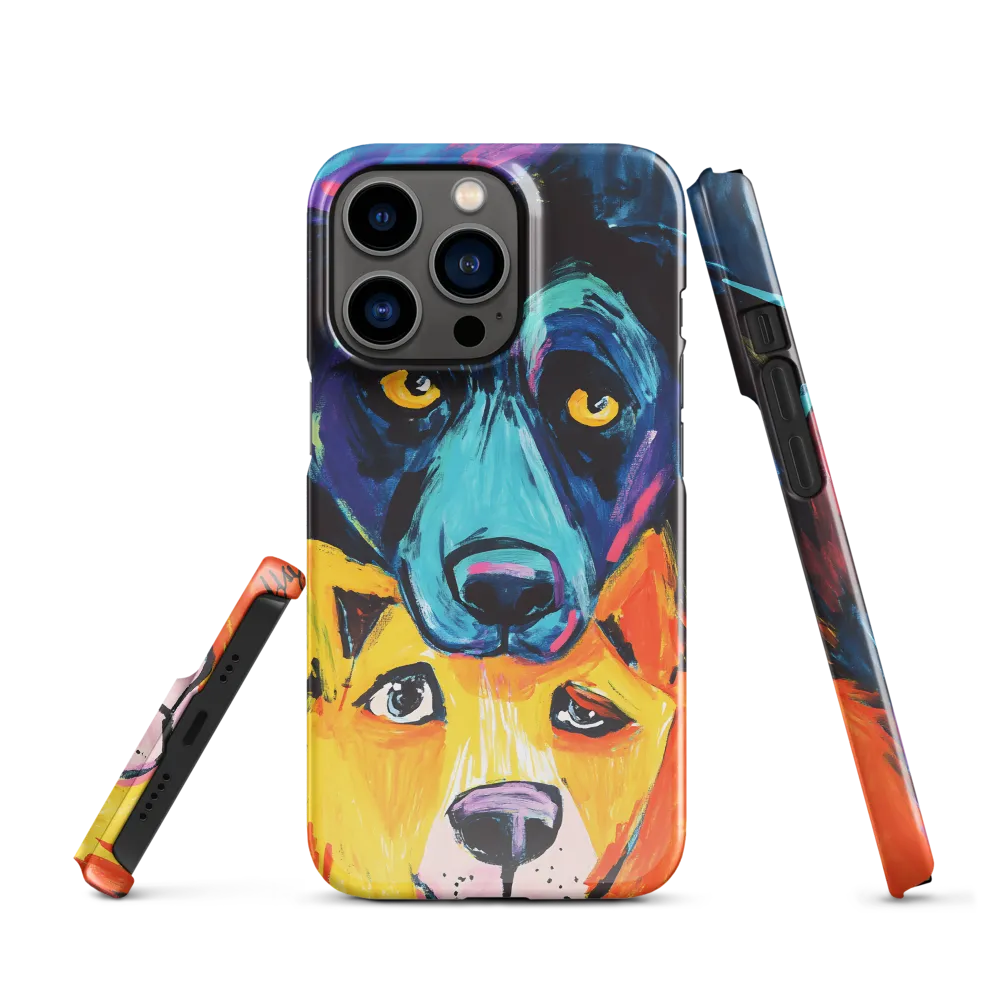 Vibrant Companions: An Expression of Canine Spirit