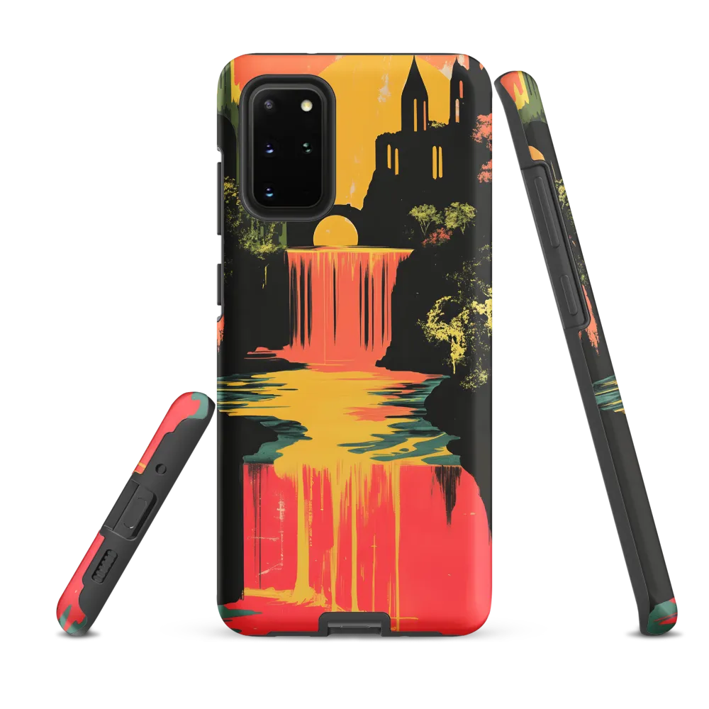 Elysian Echoes: A Surreal Reflections | Phone Case |  S20 Plus | Tough Case | Matte