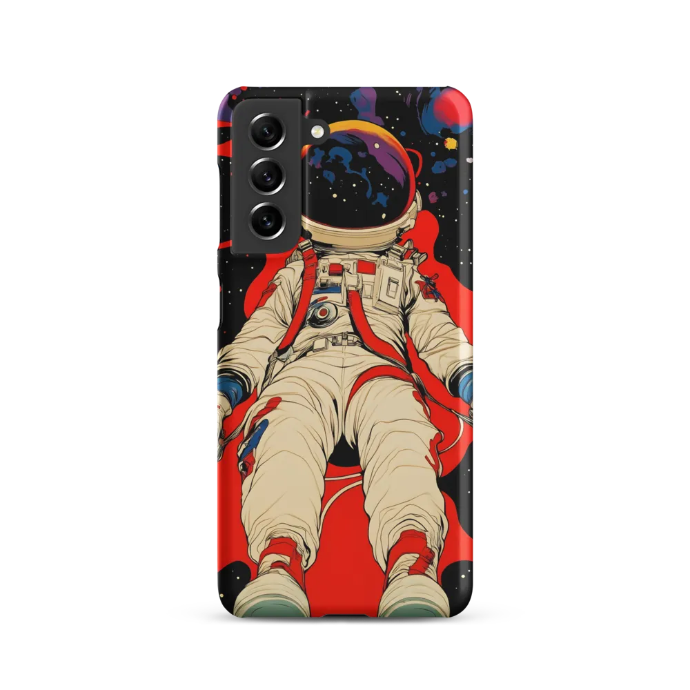 Astronaut in Cosmic Reverie | Phone Case |  S21 | Snap Case | Matte
