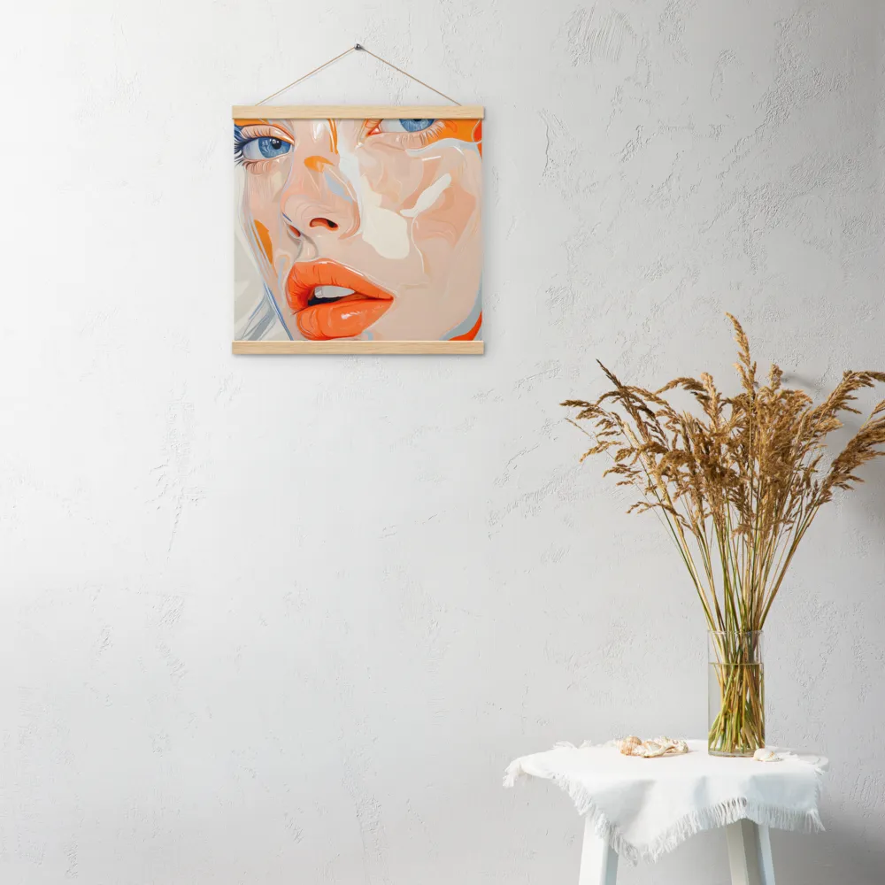 Ethereal Expressions | Poster With Oak Wood Hanger | 16″×16″