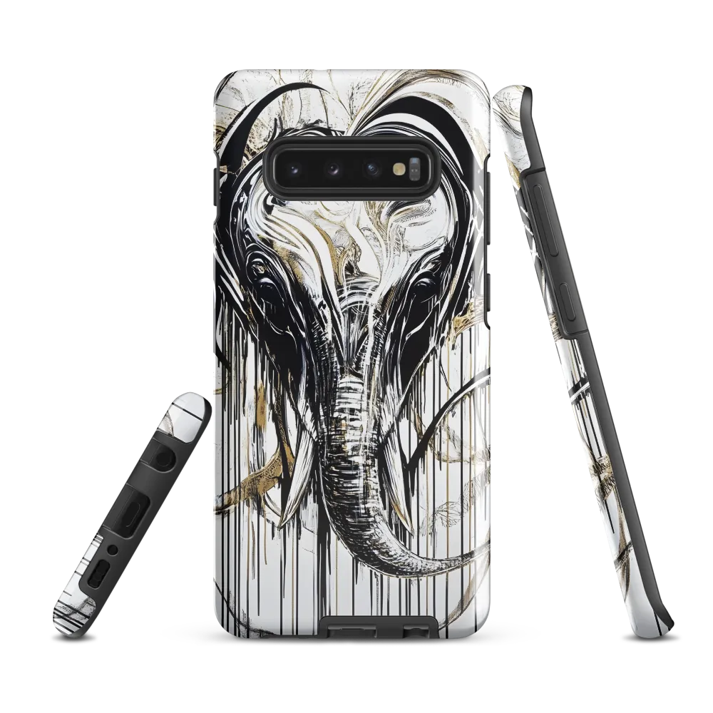 Majestic Elegance: The Heart of an Elephant | Phone Case |  S10 Plus | Tough Case | Glossy