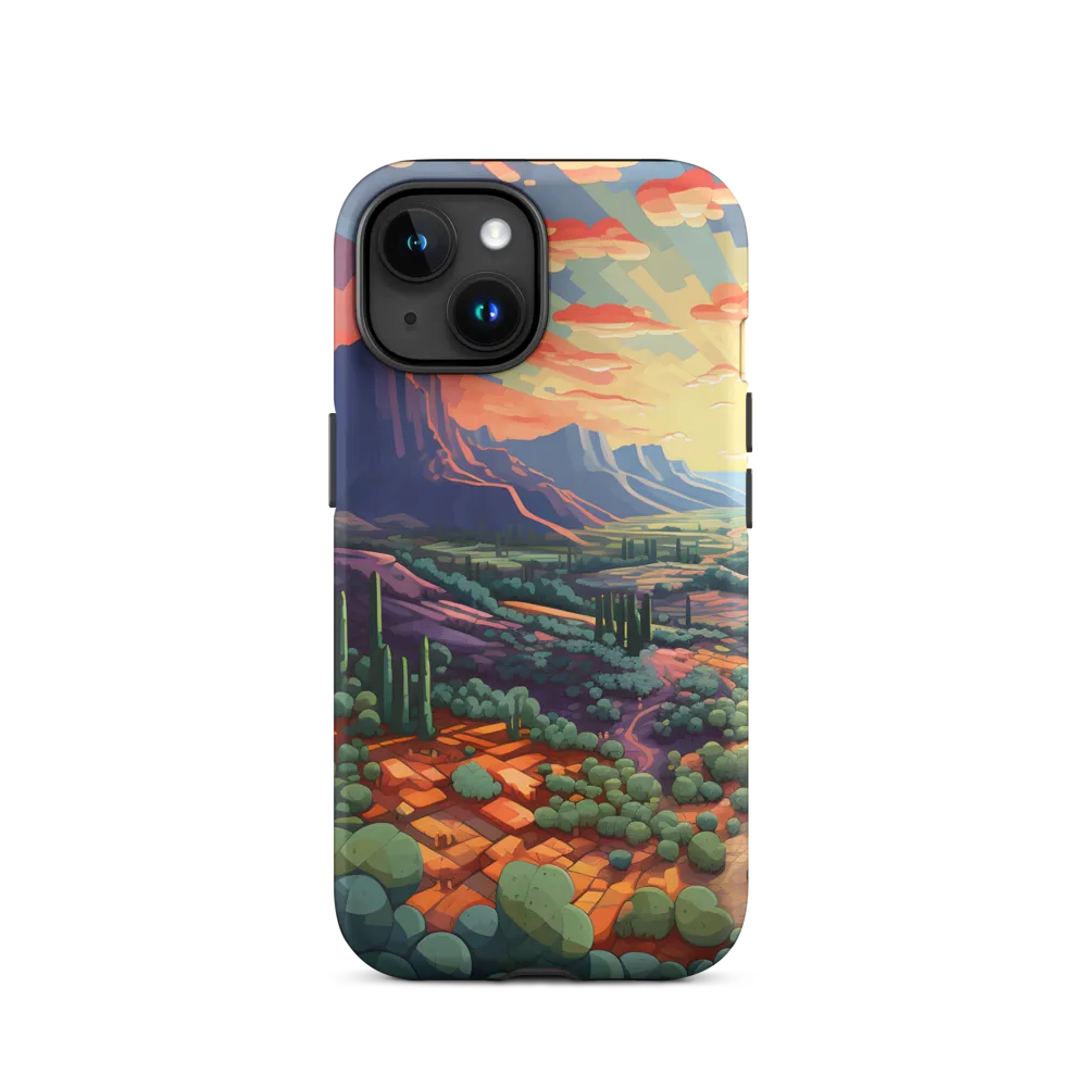Desert Serenity at Dusk | Phone Case |  15 | Tough Case | Matte
