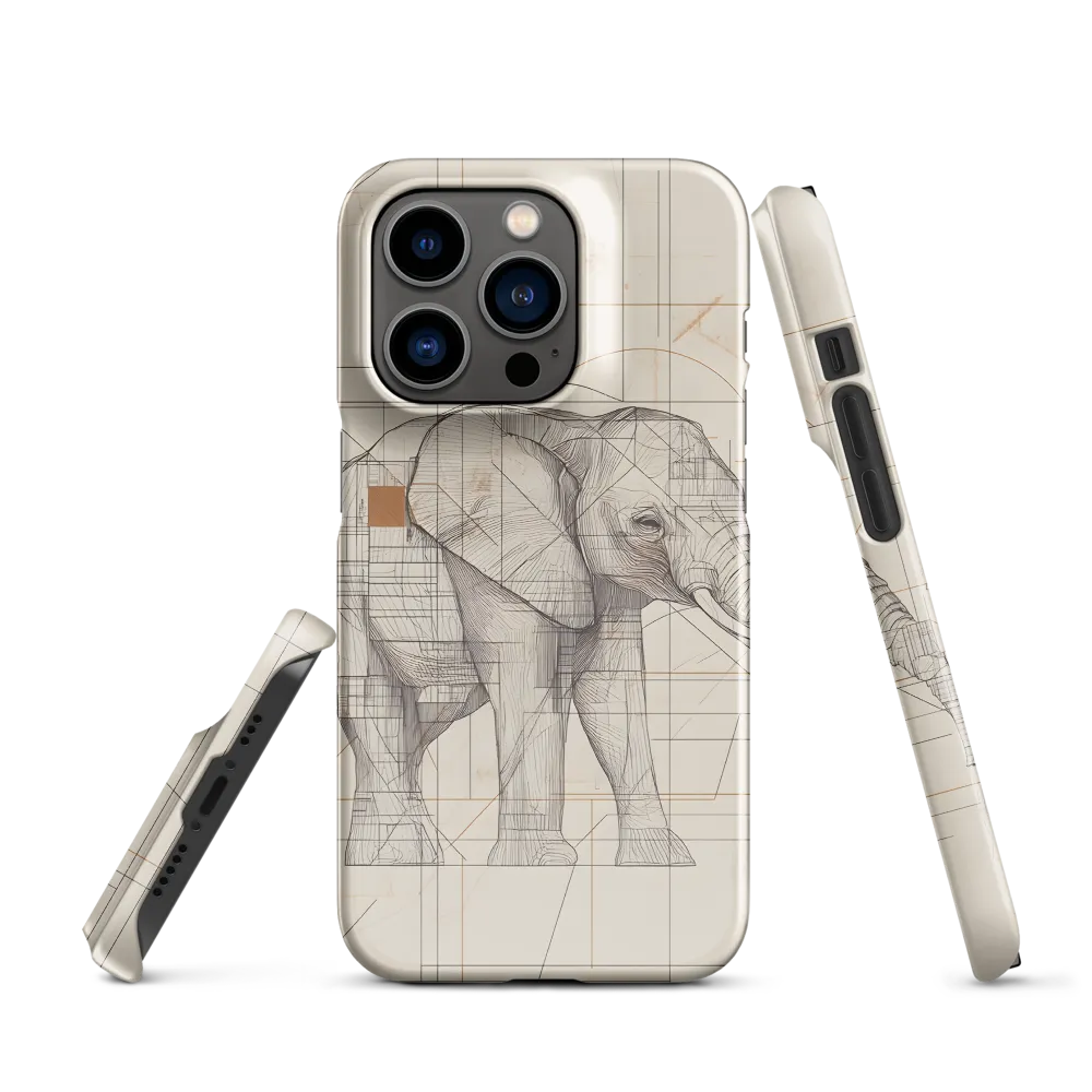 Geometric Elegance: The Steel Elephant