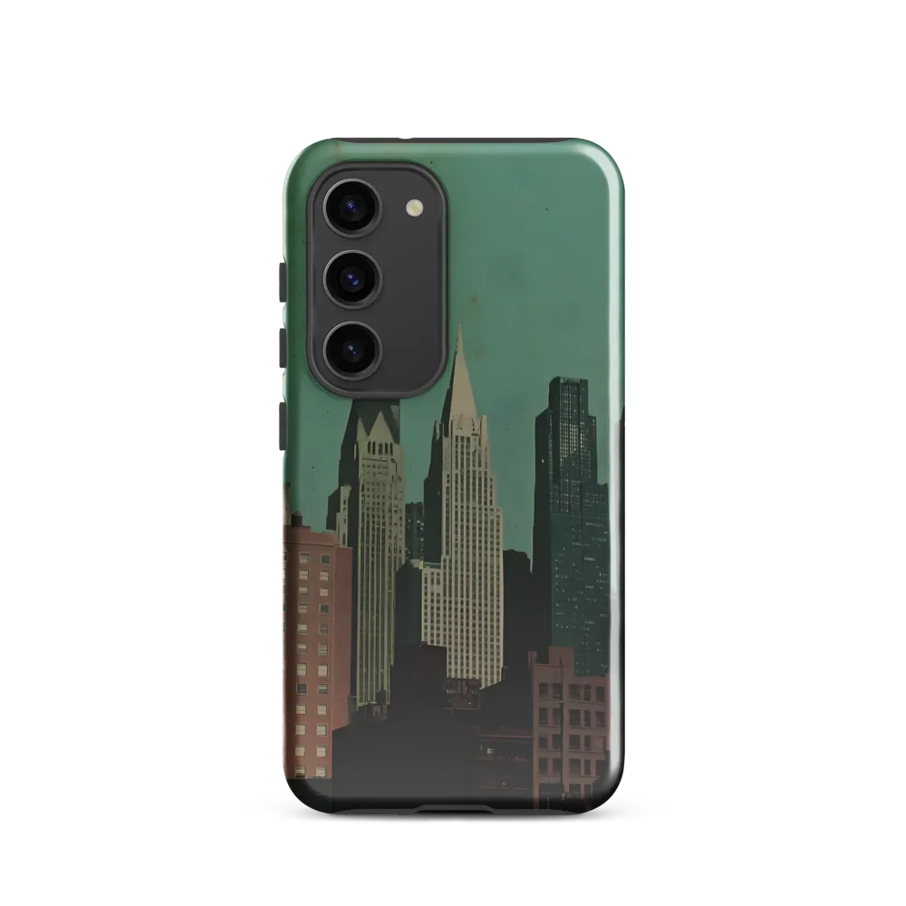 Urban Nostalgia: A Retro Cityscape