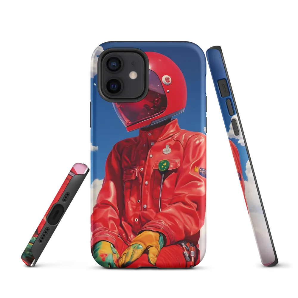 Astronaut in Crimson