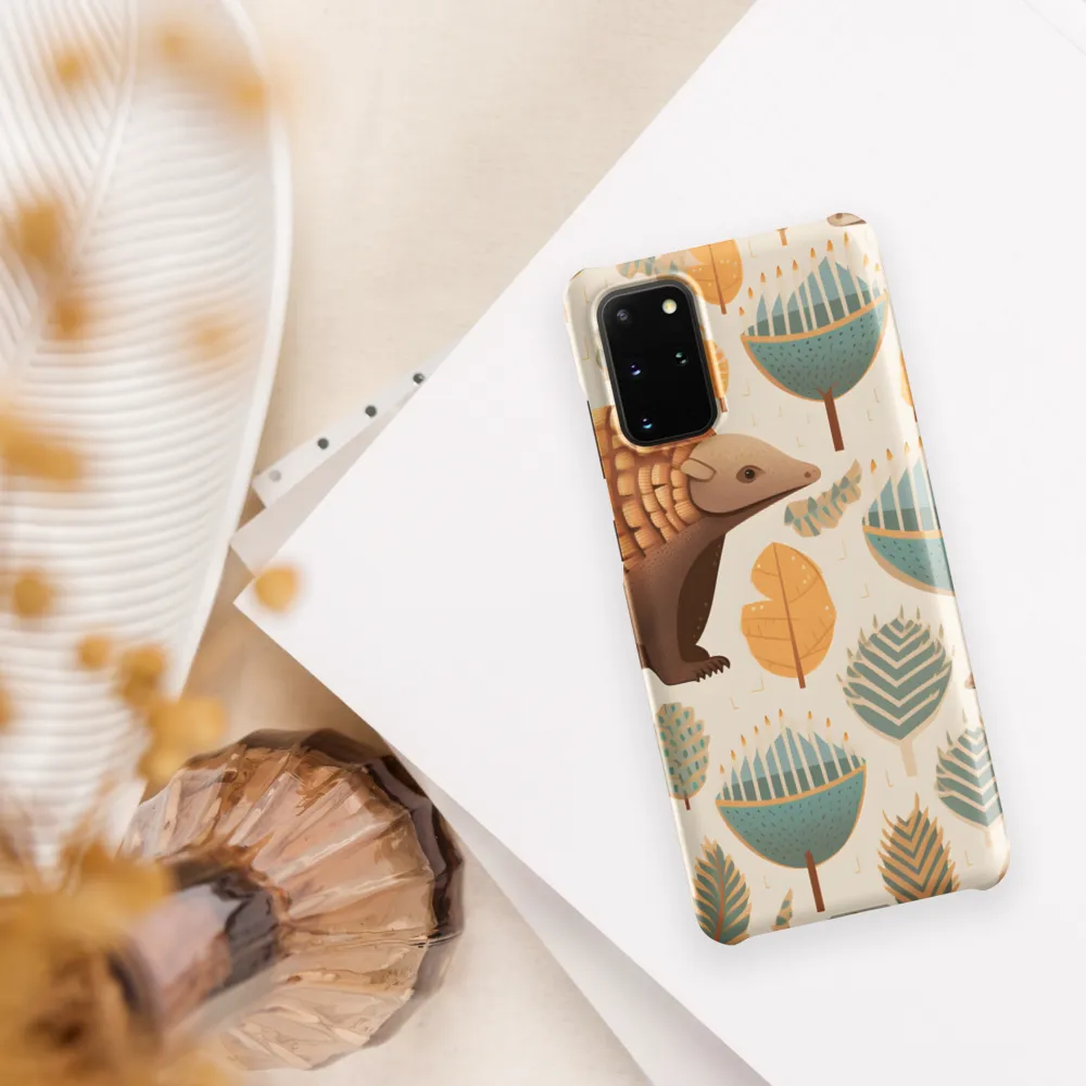 Pangolins in a Whimsical Habitat