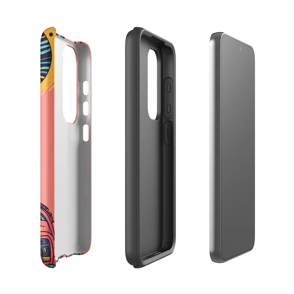 Exploration Beyond: A Digital Astronaut | Phone Case |  S23 | Tough Case | Matte