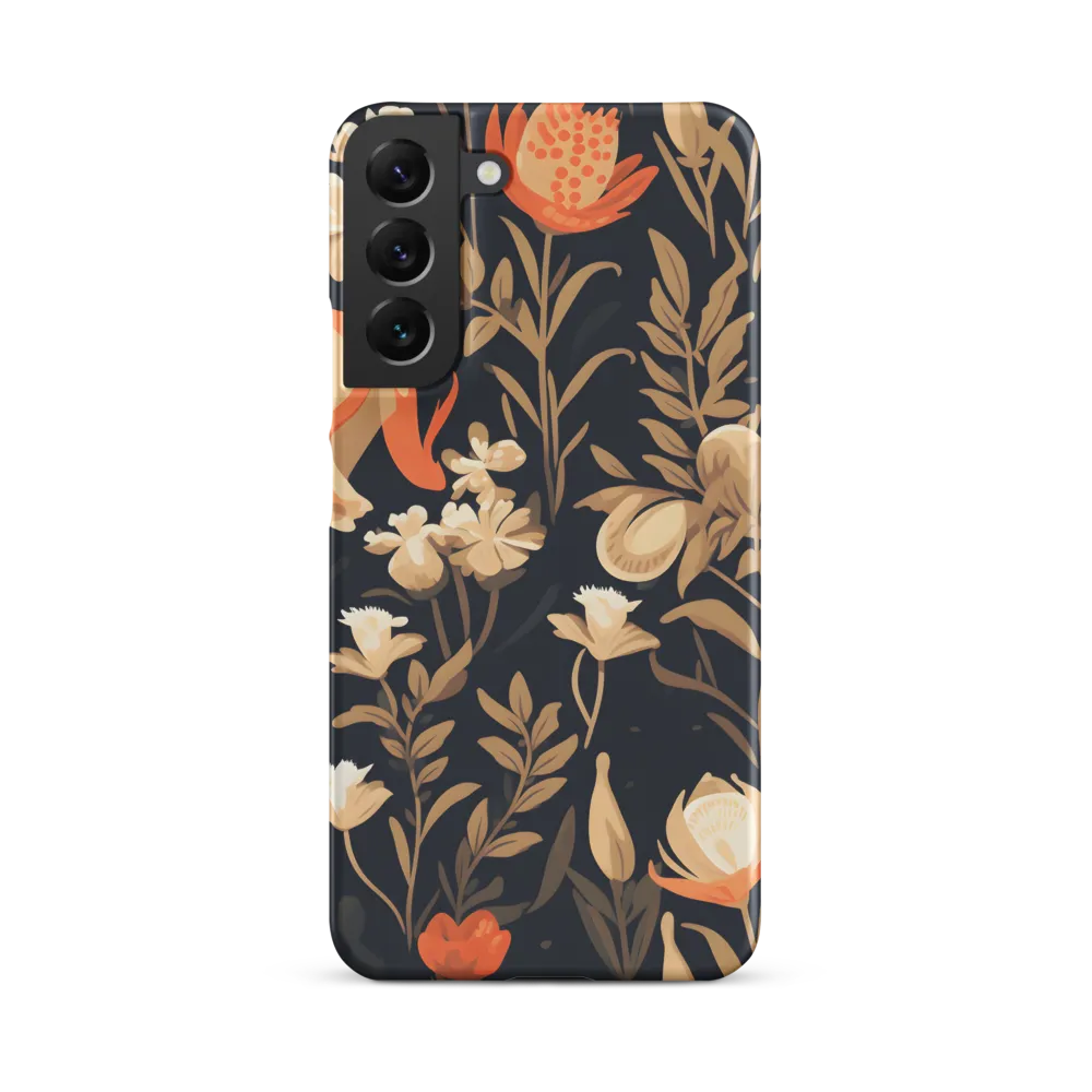 Floral Harmony: A Dance in the Dark