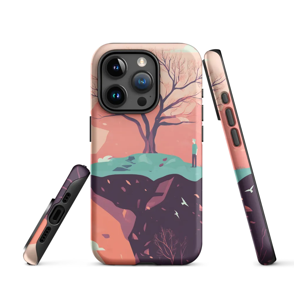 Contemplating Solitude | Phone Case |  15 Pro | Tough Case | Matte
