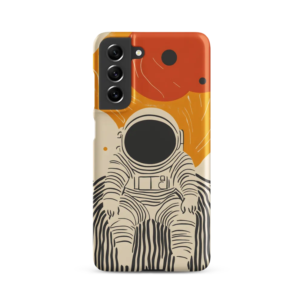 Astronaut in Cosmic Thoughts | Phone Case |  S21 FE | Snap Case | Matte