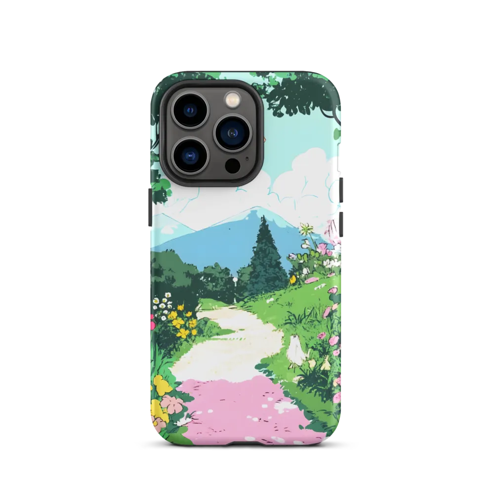 A Serene Journey Through Nature | Phone Case |  13 Pro | Tough Case | Matte