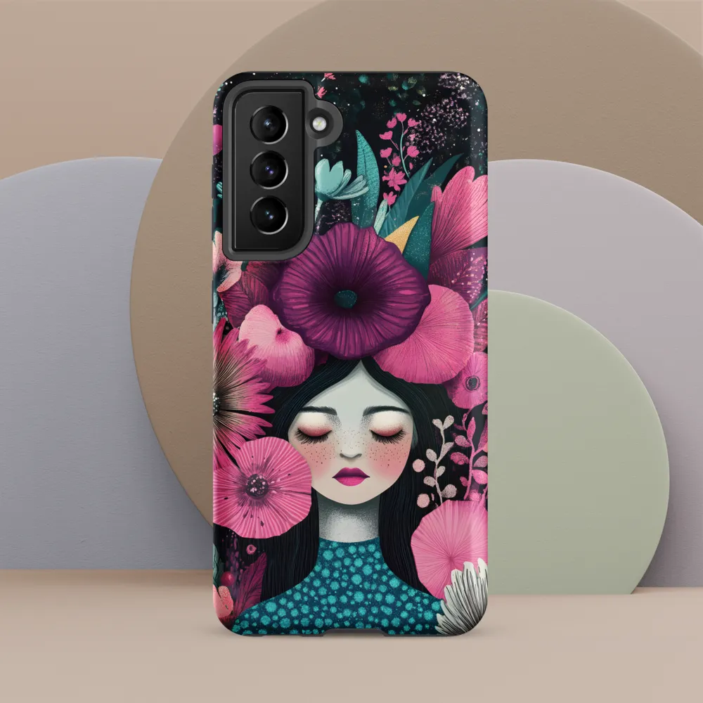 Blooming Serenity | Phone Case |  S21 FE | Tough Case | Matte