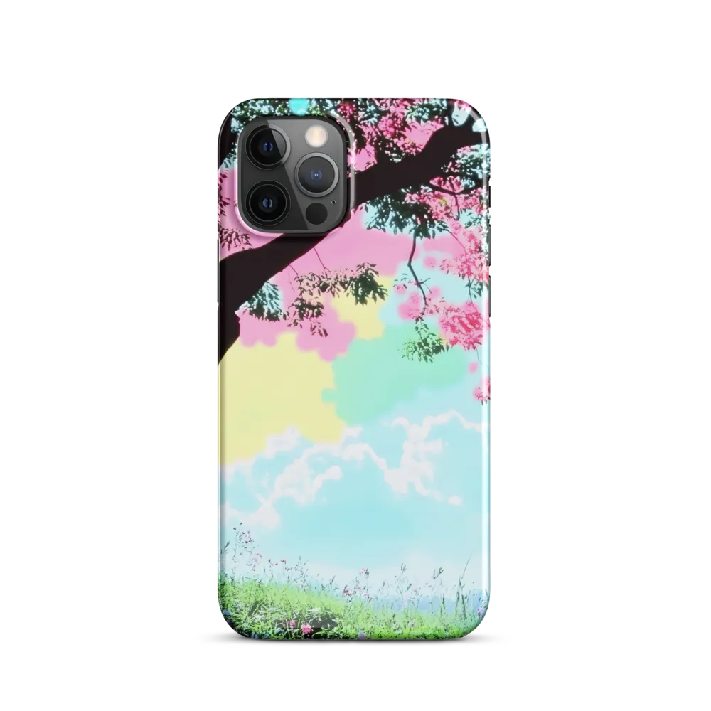 Pastel Dreams: A Surreal Tree Landscape