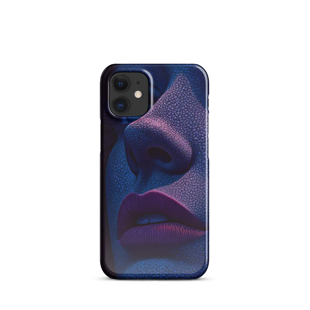 Pebbled Blue — Close Study of a Face