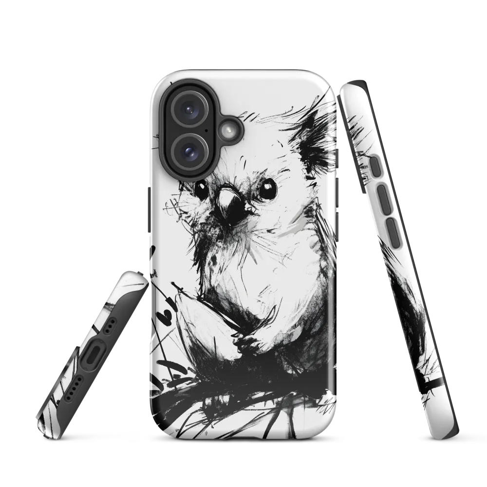 Whimsical Koala in Ink