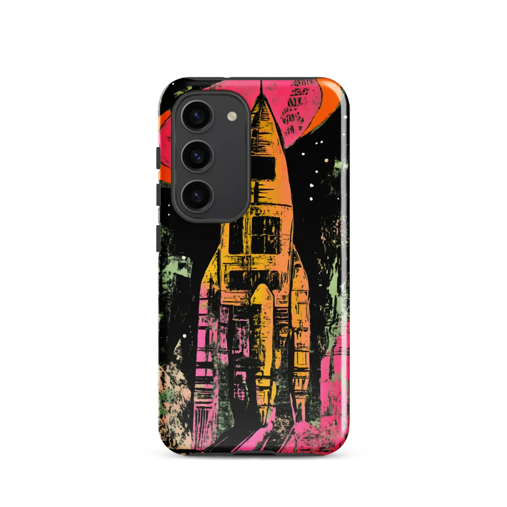 Cosmic Voyage: A Surreal Rocket Adventure