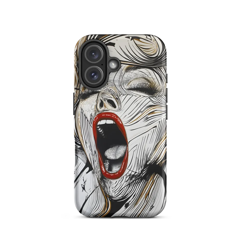 The anguished scream | Phone Case