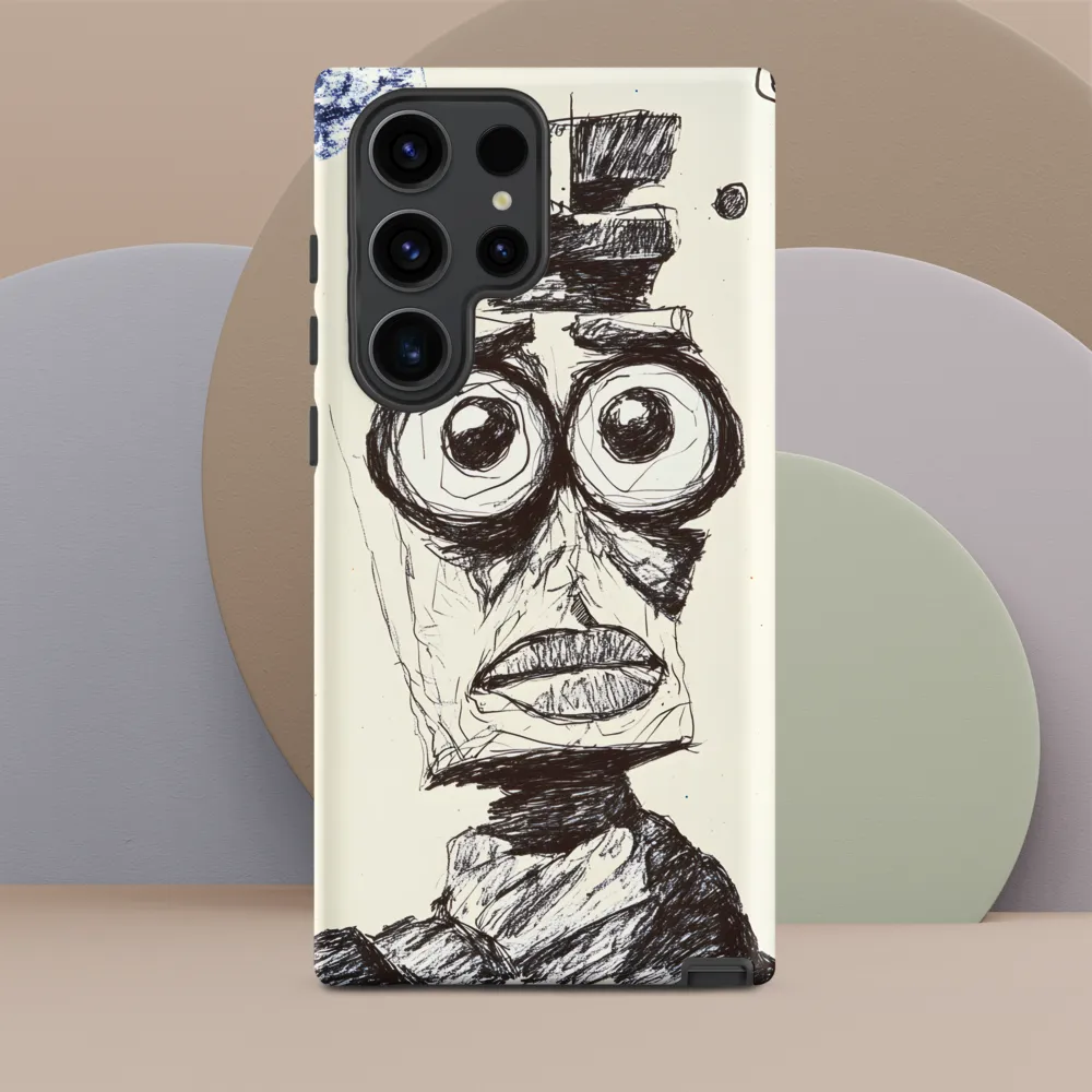 Abstract Surrealist Figure in Cubism