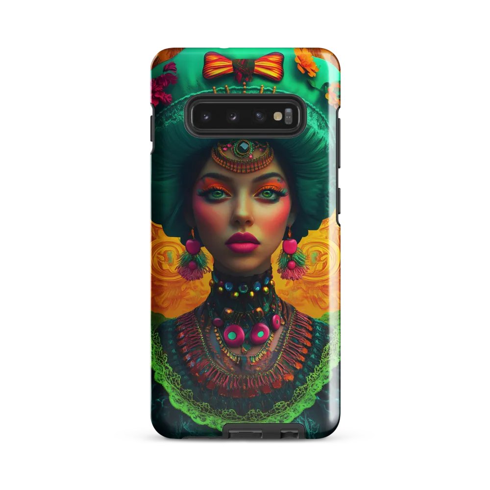 Feminine Elegance in Surreal Splendor | Phone Case |  S10 Plus | Tough Case | Glossy