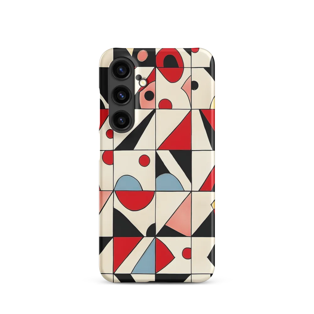 Dynamic Geometric Harmony | Phone Case |  S24 | Snap Case | Matte