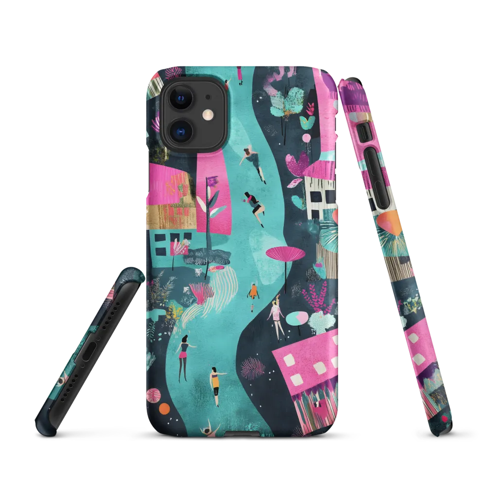 Whimsical Journey Through a Vibrant Landscape | Phone Case |  11 | Snap Case | Matte