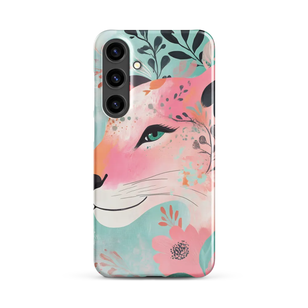 Whimsical Majesty: A Floral Lion