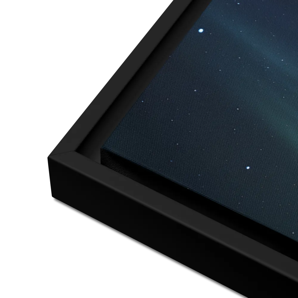 Auroral Guardianship | Canvas with Black Frame | 24″×36″