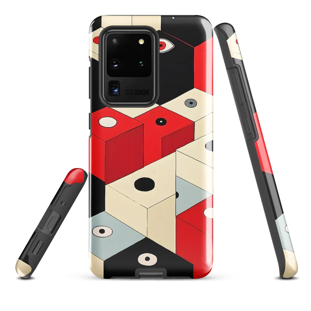 Dynamic Cubism | Phone Case |  S20 Ultra | Tough Case | Glossy