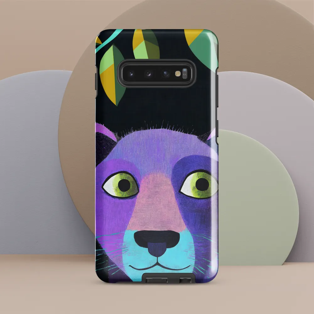 Playful Lion Portrait | Phone Case |  S10 Plus | Tough Case | Glossy