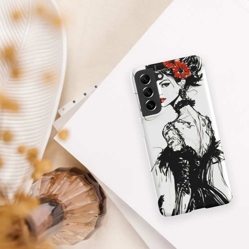 Elegance in Black and Red